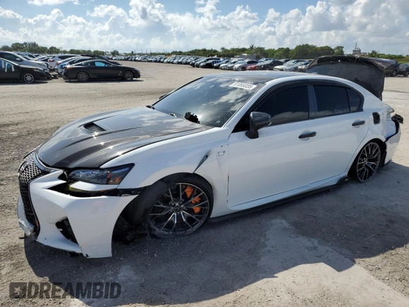 2016 Lexus GS F z VIN JTHBP1BL3GA000160, wystawiony jako Copart lot #61069335 z przebiegiem 82 341 mil mil oraz Szkoda całkowita • Salvage title. Historia ofert i sprzedaży dostępna na DreamBid. Obrazek 1.