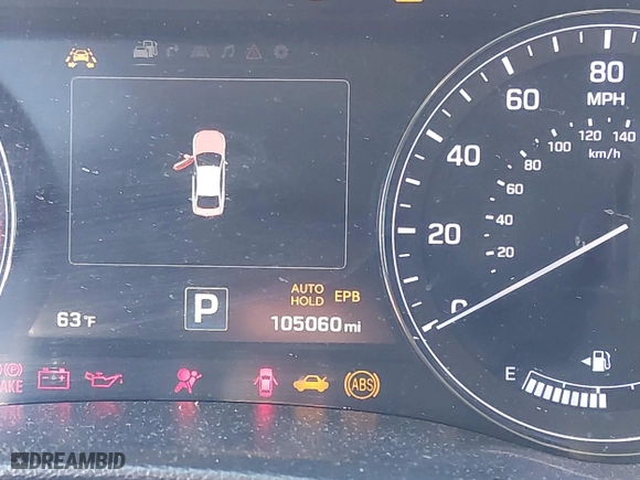 2016 Hyundai Genesis 3.8L with VIN KMHGN4JEXGU118623, listed as a IAAI auction lot 41401807 with 105,060 mi miles. Bid and sale history available at carsss.com. Image 15.