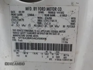 2010 Ford F-250 XL with VIN 1FTSX2BR3AEA58006, listed as a Copart auction lot 79164914 with 324,212 mi miles and Salvage title. Bid and sale history available at DreamBid. Image 12.