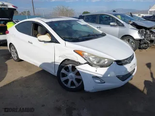 2012 Hyundai Elantra GLS with VIN 5NPDH4AE0CH118794, listed as a IAAI auction lot 41681328 with 209,421 mi miles. Bid and sale history available at carsss.com. Image 1.