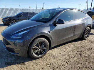 2024 Tesla Model Y with VIN 7SAYGDED3RF151031, listed as a Copart auction lot 49494165 with 7,503 mi miles and Salvage Title. Bid and sale history available at DreamBid. Image 1.