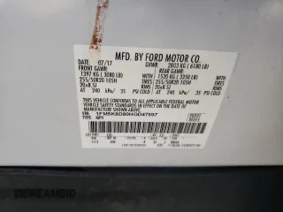 2017 Ford Explorer XLT with VIN 1FM5K8D80HGD47597, listed as a Copart auction lot 50251725 with 132,676 mi miles and Salvage Title. Bid and sale history available at DreamBid. Image 13.