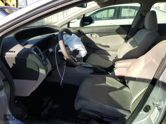 2013 Honda Civic LX with VIN 2HGFB2F57DH562130, listed as a Copart auction lot 47277095 with 148,418 mi miles and Salvage Title. Bid and sale history available at DreamBid. Image 7.