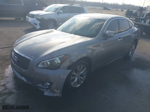 2012 Infiniti M37 with VIN JN1BY1AR6CM395578, listed as a IAAI auction lot 41445401 with 1 miles. Bid and sale history available at carsss.com. Image 16.