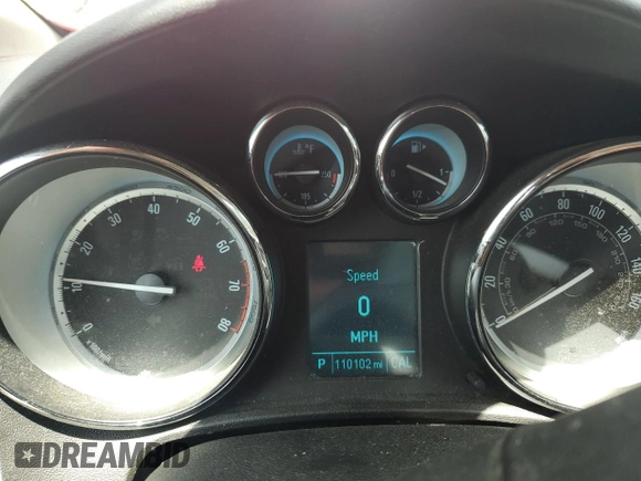 2014 Buick Verano with VIN 1G4PP5SK5E4230957, listed as a Copart auction lot 56590805 with 110,102 mi miles and Non repairable. Bid and sale history available at DreamBid. Image 9.