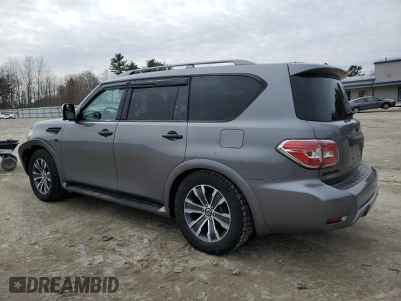 2020 Nissan Armada SL with VIN JN8AY2NC8L9616156, listed as a Copart auction lot 47469885 with 118,662 mi miles and Salvage Title. Bid and sale history available at carsss.com. Image 2.