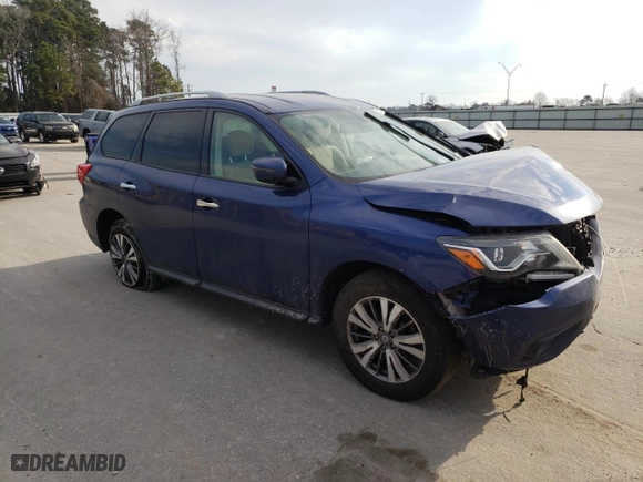 2020 Nissan Pathfinder SV with VIN 5N1DR2BM0LC612202, listed as a Copart auction lot 46878805 with 109,430 mi miles and Salvage Title. Bid and sale history available at carsss.com. Image 4.