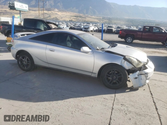 2002 Toyota Celica GT with VIN JTDDR32T220128940, listed as a Copart auction lot 73731814 with 0 mi miles and Salvage Title. Bid and sale history available at carsss.com. Image 4.