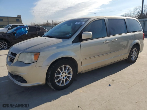 2013 Dodge Grand Caravan R/T with VIN 2C4RDGEG8DR660650, listed as a Copart auction lot 87970365 with 0 mi miles and Salvage Title. Bid and sale history available at carsss.com. Image 1.
