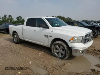 2019 Ram 1500 SLT with VIN 1C6RR6TT1KS600370, listed as a Copart auction lot 54582695 with 198,854 mi miles and Salvage title. Bid and sale history available at DreamBid. Image 4.