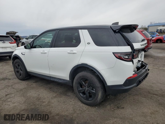 2022 Land Rover Discovery Sport S with VIN SALCJ2FX6NH908822, listed as a Copart auction lot 52899965 with 23,716 mi miles and Salvage Title. Bid and sale history available at carsss.com. Image 2.