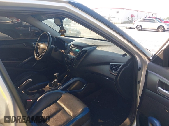 2013 Hyundai Veloster Turbo with VIN KMHTC6AE5DU112756, listed as a IAAI auction lot 42854505 with 99,015 mi miles and . Bid and sale history available at DreamBid. Image 5.