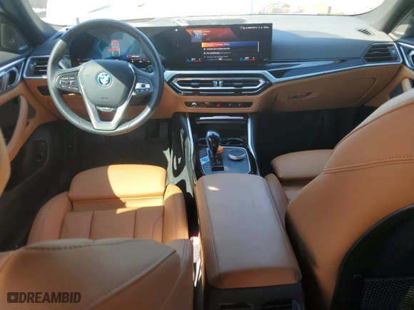 2022 BMW i4 eDrive40 with VIN WBY73AW02NFN19797, listed as a Copart auction lot 72844893 with 14,353 mi miles. Bid and sale history available at carsss.com. Image 8.