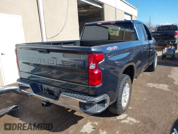 2020 Chevrolet Silverado 1500 LT with VIN 1GCRYDEDXLZ225299, listed as a IAAI auction lot 41374754 with 90,853 mi miles. Bid and sale history available at carsss.com. Image 4.