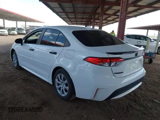 2022 Toyota Corolla LE with VIN 5YFEPMAE7NP298823, listed as a IAAI auction lot 41956183 with 41,449 mi miles. Bid and sale history available at carsss.com. Image 3.