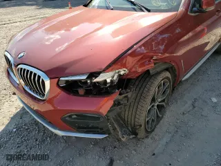 2020 BMW X4 xDrive30i with VIN 5UX2V1C02L9B79123, listed as a Copart auction lot 60143412 with 0 mi miles. Bid and sale history available at carsss.com. Image 9.