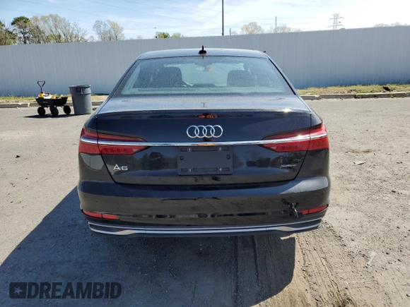 2024 Audi A6 Premium Plus with VIN WAUE3BF20RN042781, listed as a Copart auction lot 54165785 with 17,440 mi miles and Salvage Title. Bid and sale history available at DreamBid. Image 6.