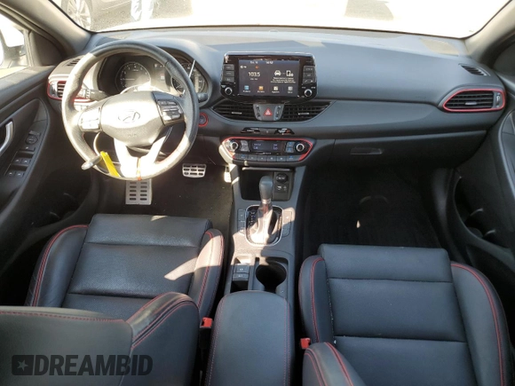 2018 Hyundai Elantra GT Sport with VIN KMHH55LC4JU073160, listed as a Copart auction lot 74827894 with 28,226 mi miles and Clean Title. Bid and sale history available at carsss.com. Image 8.
