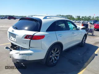 2004 Infiniti FX with VIN JNRBS08W34X402717, listed as a IAAI auction lot 42051750 with 267,390 mi miles and . Bid and sale history available at DreamBid. Image 4.