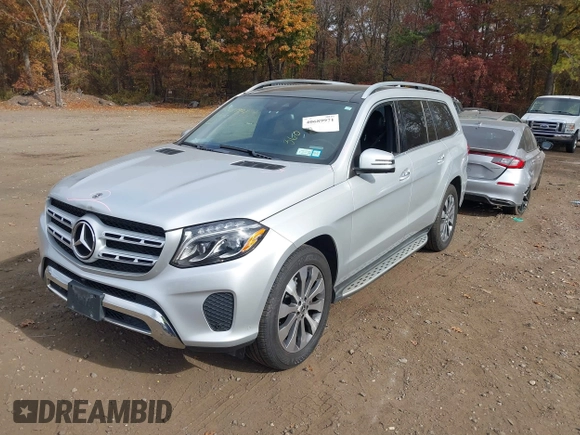 2018 Mercedes-Benz GLS 450 z VIN 4JGDF6EE9JB126835, wystawiony jako IAAI lot #40689971 z przebiegiem 57 698 mil mil oraz . Historia ofert i sprzedaży dostępna na DreamBid. Obrazek 2.