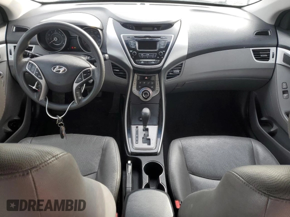 2013 Hyundai Elantra Limited with VIN 5NPDH4AE7DH449924, listed as a Copart auction lot 45911945 with 108,559 mi miles and Salvage Title. Bid and sale history available at DreamBid. Image 8.
