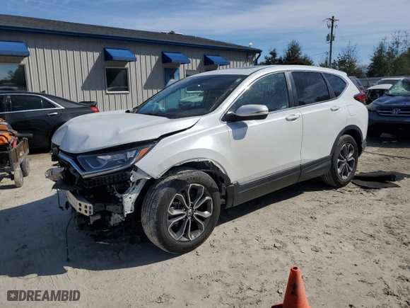 2021 Honda CR-V EX with VIN 5J6RW1H52MA007568, listed as a Copart auction lot 45651665 with 0 mi miles and Non Repairable. Bid and sale history available at carsss.com. Image 1.