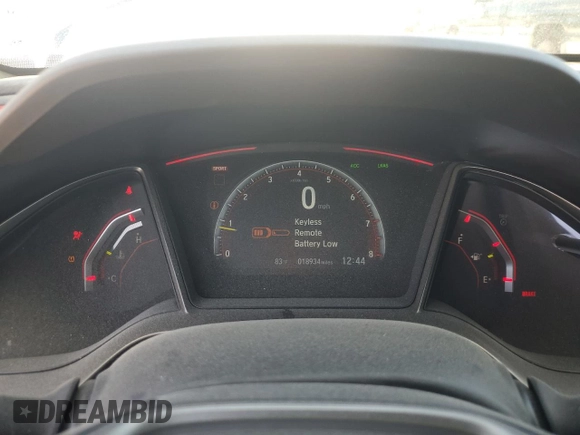2021 Honda Civic Type R Touring z VIN SHHFK8G79MU204405, wystawiony jako Copart lot #71050684 z przebiegiem 18 934 mil mil oraz Szkoda całkowita • Salvage title. Historia ofert i sprzedaży dostępna na DreamBid. Obrazek 9.
