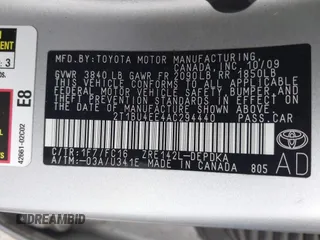 2010 Toyota Corolla with VIN 2T1BU4EE4AC294440, listed as a IAAI auction lot 41498225 with 225,767 mi miles. Bid and sale history available at carsss.com. Image 9.