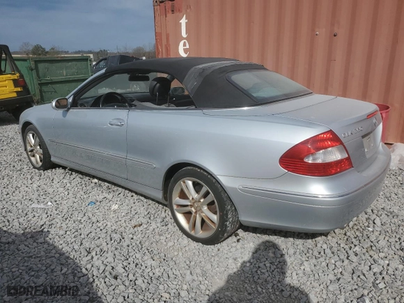 2006 Mercedes-Benz CLK-Class 3.5L with VIN WDBTK56H46F191346, listed as a Copart auction lot 47046685 with 189,709 mi miles and Clean Title. Bid and sale history available at carsss.com. Image 2.