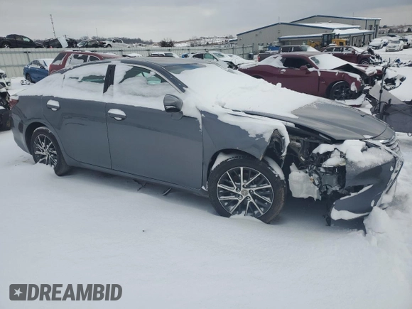 2017 Lexus ES with VIN 58ABK1GG1HU076444, listed as a Copart auction lot 45568375 with 57,152 mi miles and Salvage Title. Bid and sale history available at carsss.com. Image 4.