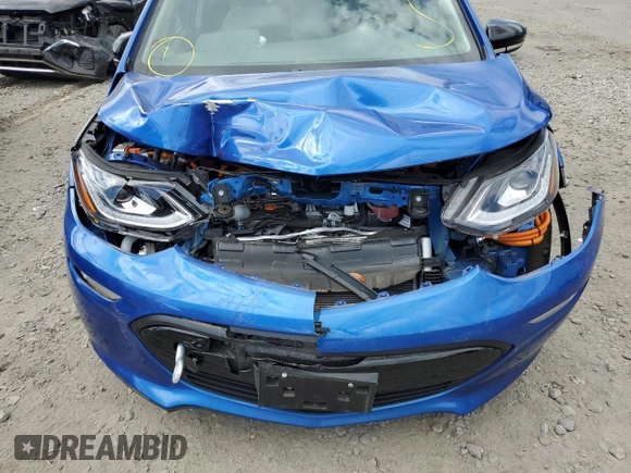 2020 Chevrolet Bolt EV LT with VIN 1G1FY6S05L4145205, listed as a Copart auction lot 58687672 with 20,742 mi miles. Bid and sale history available at carsss.com. Image 9.