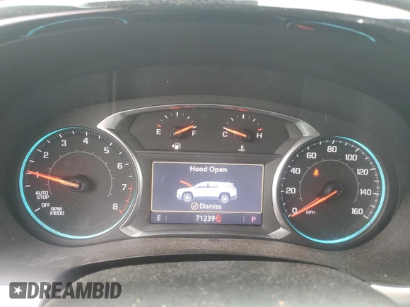 2020 Chevrolet Traverse LT Cloth with VIN 1GNEVGKW6LJ231413, listed as a Copart auction lot 55834845 with 71,239 mi miles and Salvage title. Bid and sale history available at DreamBid. Image 9.