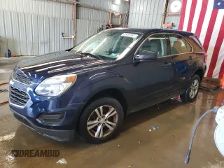 2016 Chevrolet Equinox LS with VIN 2GNFLEEKXG6171517, listed as a Copart auction lot 55451865 with 186,375 mi miles and Clean Title. Bid and sale history available at DreamBid. Image 1.