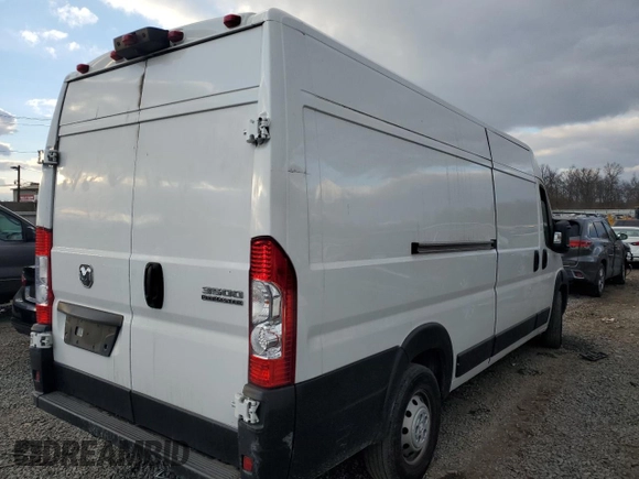 2023 Ram ProMaster Cargo with VIN 3C6MRVJGXPE544997, listed as a Copart auction lot 89184535 with 117,618 mi miles and Salvage Title. Bid and sale history available at DreamBid. Image 3.
