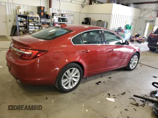 2015 Buick Regal Premium I with VIN 2G4GN5EX2F9107516, listed as a Copart auction lot 53291485 with 48,969 mi miles and Clean Title. Bid and sale history available at carsss.com. Image 3.