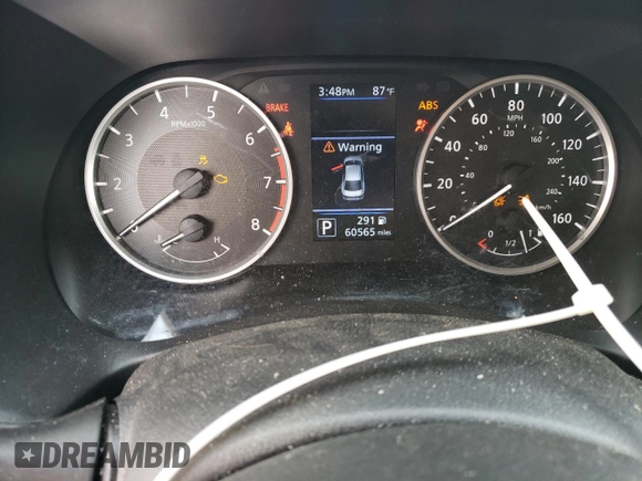 2024 Nissan Sentra S with VIN 3N1AB8BV1RY239469, listed as a Copart auction lot 49219795 with 60,565 mi miles and Salvage Title. Bid and sale history available at carsss.com. Image 9.