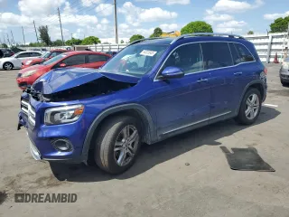 2020 Mercedes-Benz GLB 250 z VIN W1N4M4GB9LW023601, wystawiony jako Copart lot #54925945 z przebiegiem 75 535 mil mil oraz Nie do naprawy. Historia ofert i sprzedaży dostępna na DreamBid. Obrazek 1.