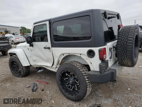 2013 Jeep Wrangler Sahara with VIN 1C4AJWBGXDL579341, listed as a Copart auction lot 55970815 with 105,961 mi miles and Salvage title. Bid and sale history available at DreamBid. Image 2.