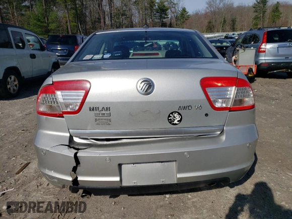 2009 Mercury Milan Premier with VIN 3MEHM02159R613613, listed as a Copart auction lot 51777355 with 159,615 mi miles and Clean title. Bid and sale history available at DreamBid. Image 6.