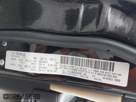 2015 Jeep Cherokee Sport с VIN 1C4PJLAB0FW761467, выставлен на аукционе IAAI как лот 42362433 с пробегом 133 794 миль миль и . История ставок и продаж доступна на DreamBid. Изображение 9.