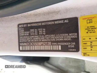 2014 MINI Countryman S with VIN WMWZC3C55EWP52138, listed as a IAAI auction lot 40695292 with 83,083 mi miles and . Bid and sale history available at DreamBid. Image 9.