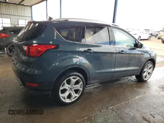 2019 Ford Escape Titanium with VIN 1FMCU9J98KUB77258, listed as a Copart auction lot 51213435 with 92,708 mi miles and Clean Title. Bid and sale history available at carsss.com. Image 3.