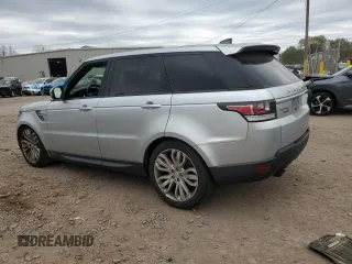 2017 Land Rover Range Rover Sport with VIN SALWR2FE4HA124351, listed as a Copart auction lot 53624455 with Not Provided miles and Salvage Title. Bid and sale history available at DreamBid. Image 2.