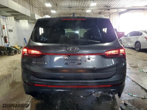 2023 Hyundai Santa Fe SEL with VIN 5NMS24AJ3PH628419, listed as a Copart auction lot 50323705 with 25,274 mi miles and Non Repairable. Bid and sale history available at carsss.com. Image 6.