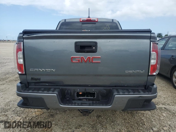 2019 GMC Canyon 2WD Denali with VIN 1GTG5EEN9K1195501, listed as a Copart auction lot 74505194 with 8,491 mi miles and Non Repairable. Bid and sale history available at carsss.com. Image 6.