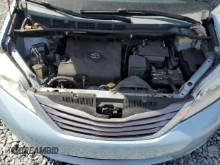 2015 Toyota Sienna XLE with VIN 5TDYK3DC5FS591662, listed as a Copart auction lot 53437195 with 169,247 mi miles and Salvage Title. Bid and sale history available at carsss.com. Image 12.