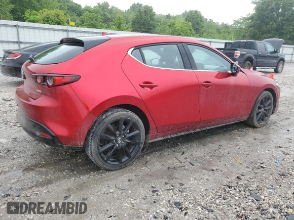 2021 Mazda 3 Premium with VIN JM1BPAML2M1400723, listed as a Copart auction lot 56021445 with 21,694 mi miles and Clean Title. Bid and sale history available at DreamBid. Image 3.