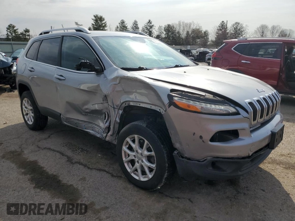 2014 Jeep Cherokee Latitude with VIN 1C4PJMCS7EW285400, listed as a Copart auction lot 49008695 with 91,532 mi miles and Salvage Title. Bid and sale history available at carsss.com. Image 4.