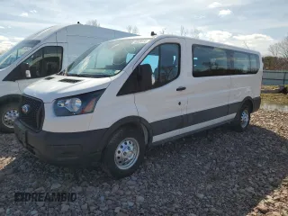 2024 Ford Transit Passenger XL with VIN 1FBAX9Y82RKB32407, listed as a Copart auction lot 48528335 with 1,262 mi miles and Salvage Title. Bid and sale history available at DreamBid. Image 1.