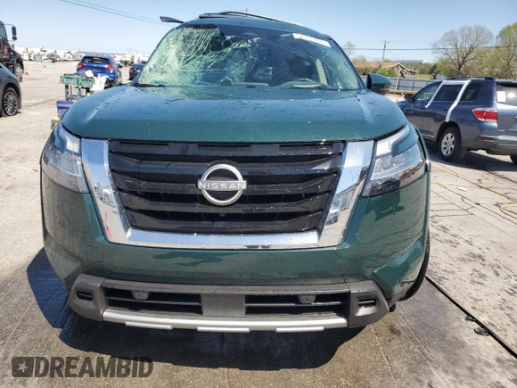 2024 Nissan Pathfinder Platinum with VIN 5N1DR3DK1RC266834, listed as a Copart auction lot 52101895 with 2,046 mi miles and Salvage title. Bid and sale history available at DreamBid. Image 5.
